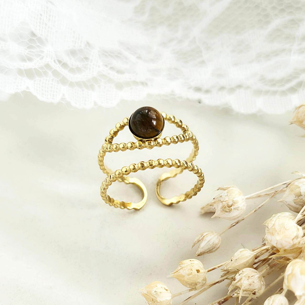 Inel inox Statement -Marime Reglabila- IND1802 - 1 | YEO