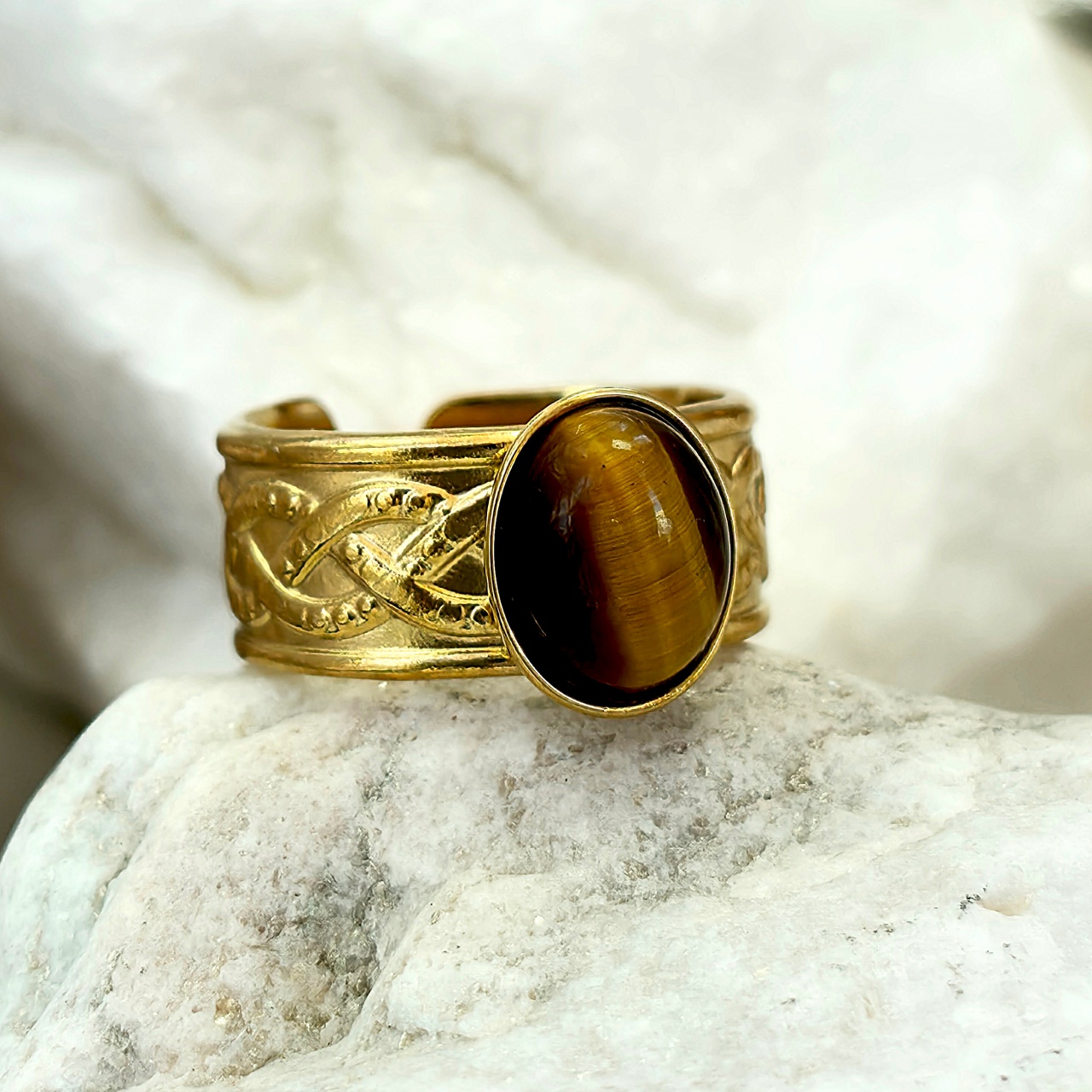 Inel inox Statement -Marime Reglabila- IND1733 - 3 | YEO