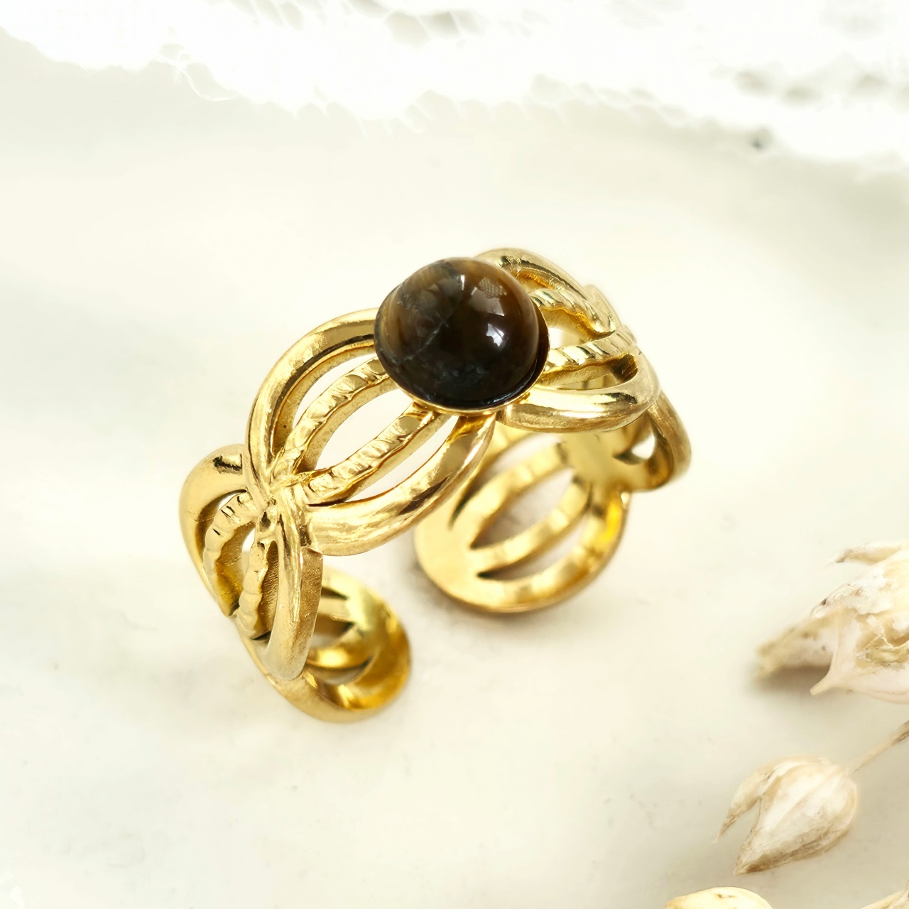 Inel inox Statement -Marime Reglabila- IND1803