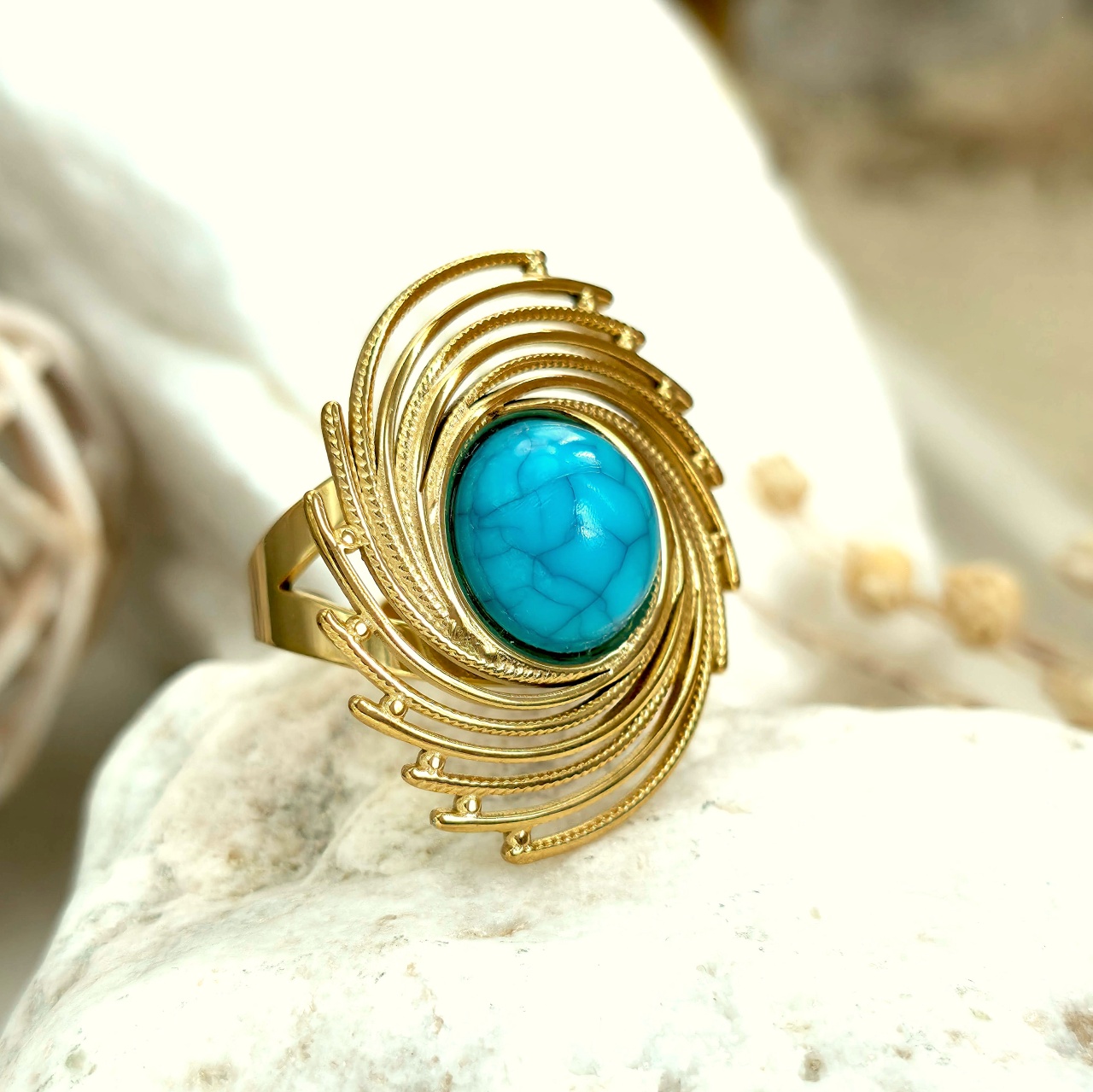 Inel inox Statement -Marime Reglabila- IND1594 - 4 | YEO