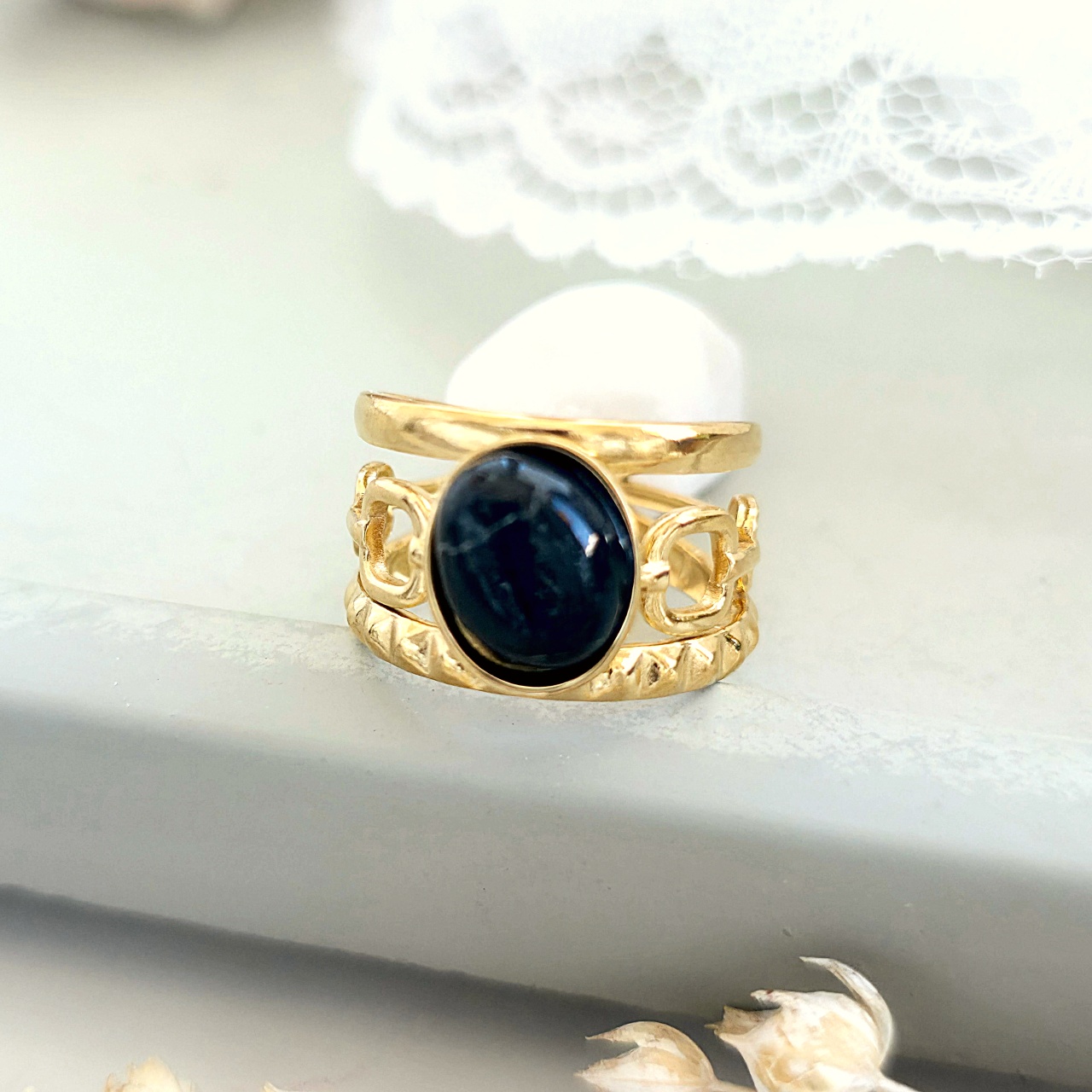 Inel inox Statement -Marime Reglabila- IND1661 - 1 | YEO