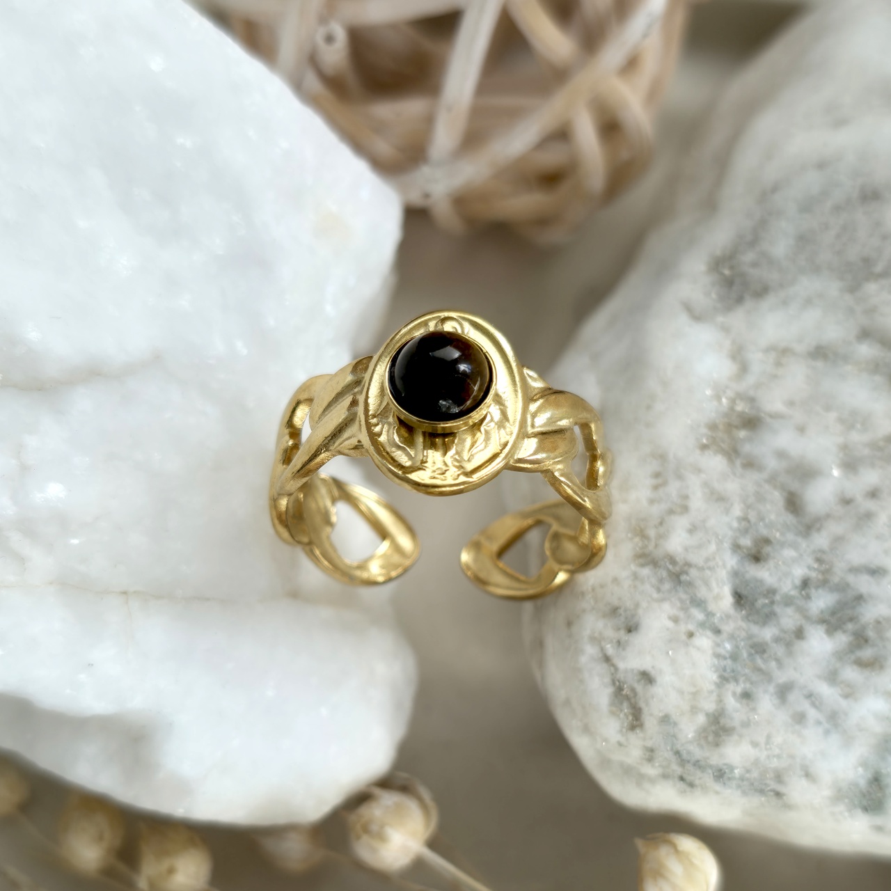 Inel inox Statement -Marime Reglabila- IND1743 - 1 | YEO