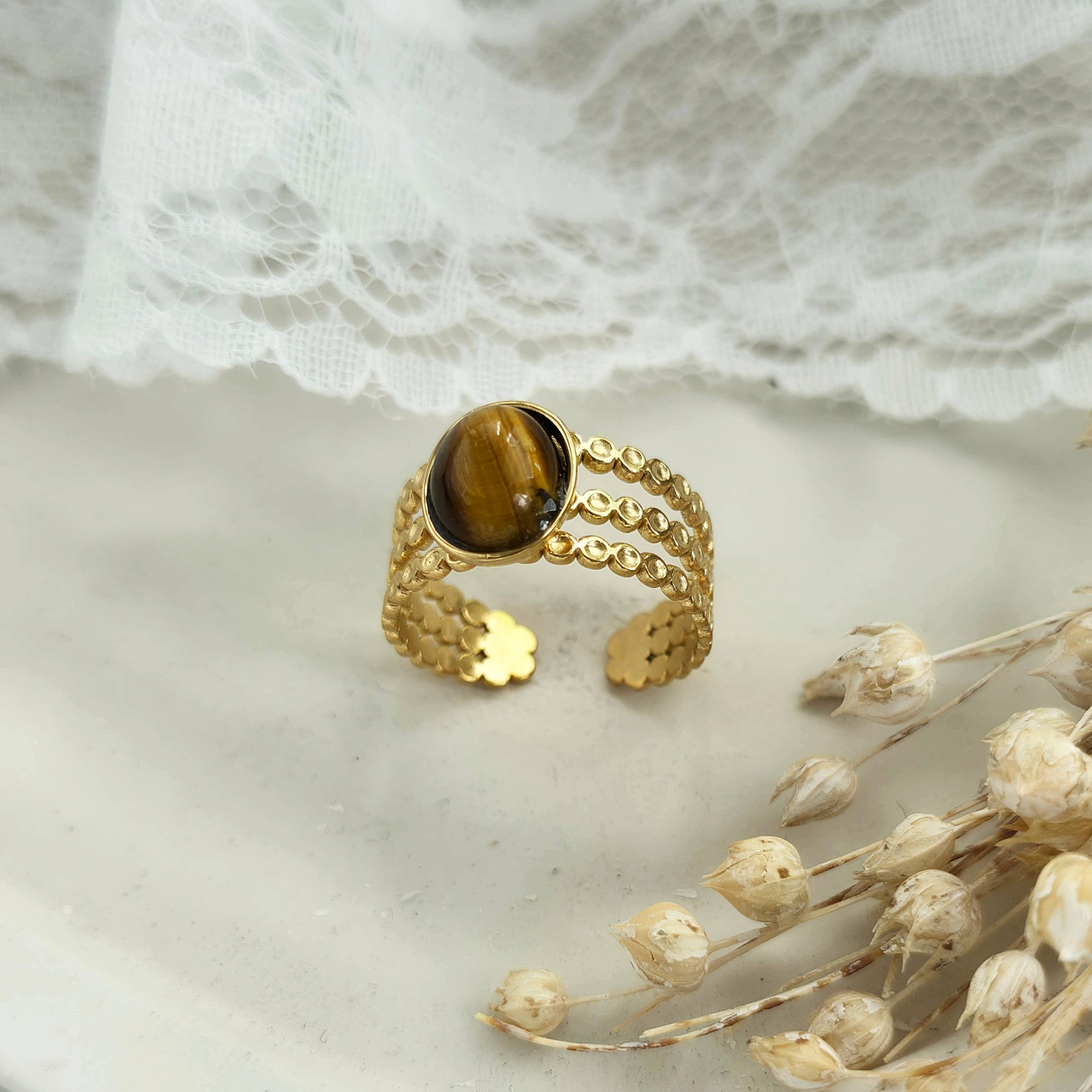 Inel inox Statement -Marime Reglabila- IND1788 - 1 | YEO