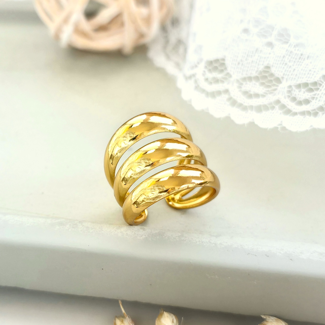 Inel inox Statement -Marime Reglabila- IND1603 - 1 | YEO