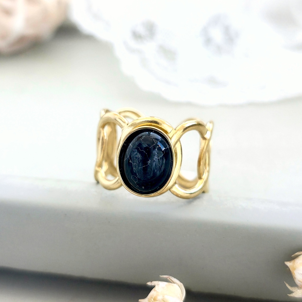 Inel inox Statement -Marime Reglabila- IND1693 - 1 | YEO