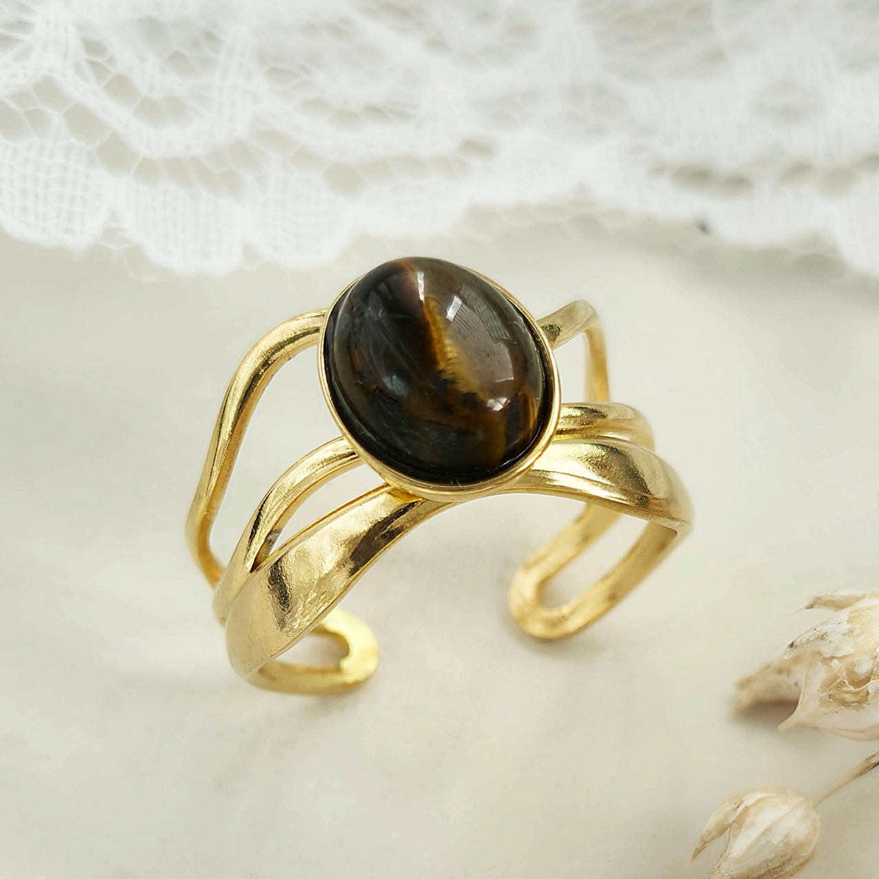 Inel inox Statement -Marime Reglabila- IND1789