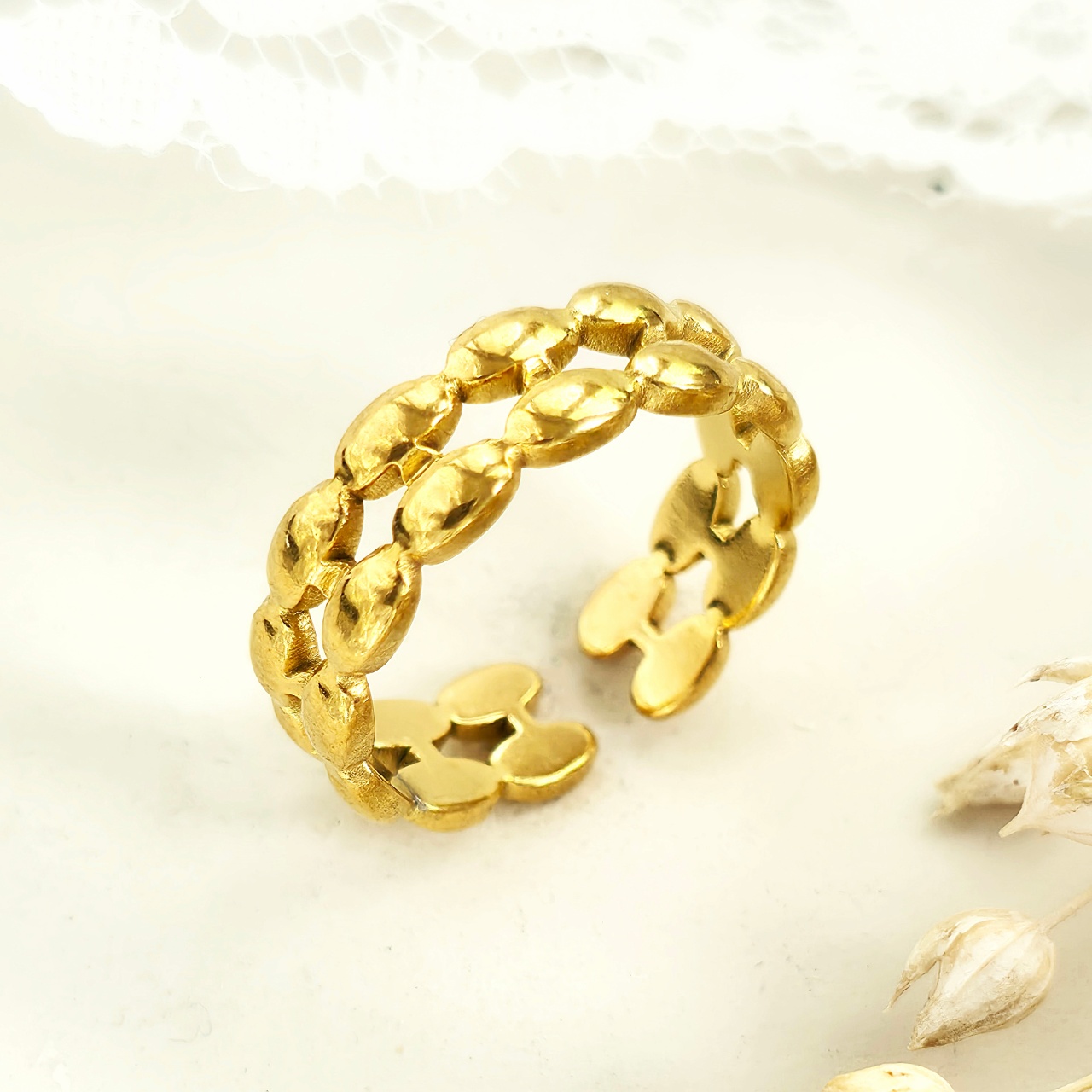 Inel inox Statement -Marime Reglabila- IND1804