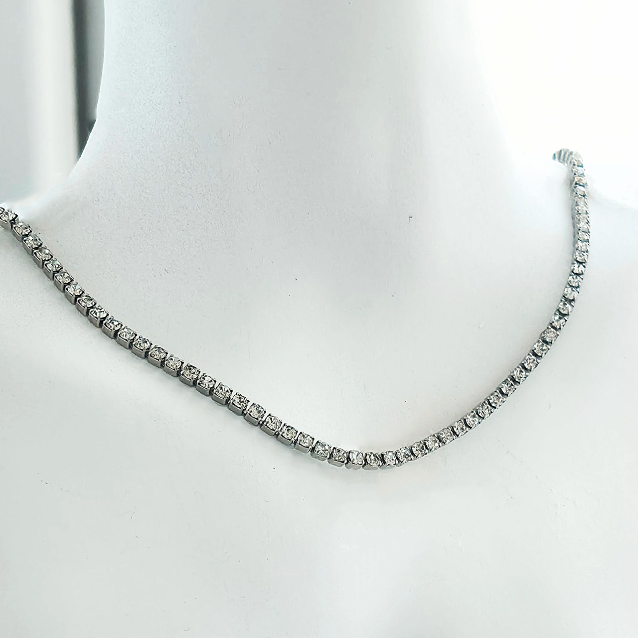 Lantisor / Colier Tennis din Inox 3mm - LPD1503 - 1 | YEO