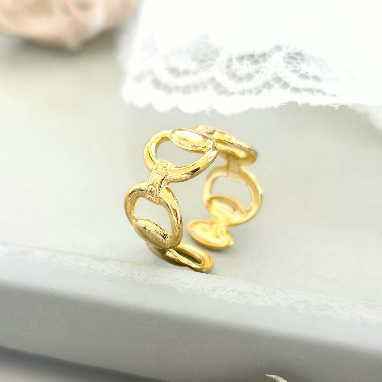 Inel inox Statement -Marime Reglabila- IND1649 - 1 | YEO