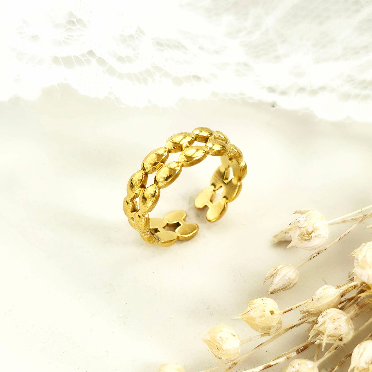 Inel inox Statement -Marime Reglabila- IND1804 - 1 | YEO