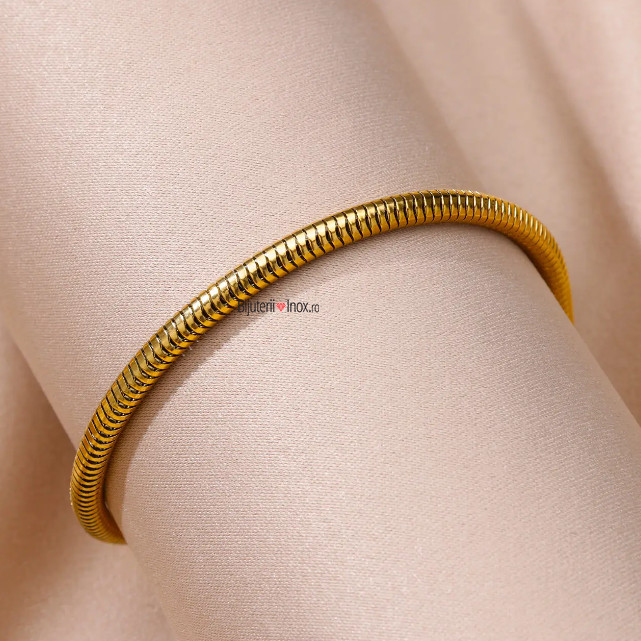 Bratara de picior din inox - Élégance serpentine - BF933 - 2 | YEO