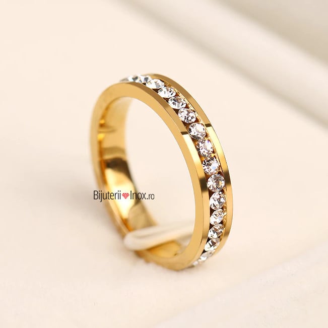 Inel inox Sparkle Eternity Band - IND1194