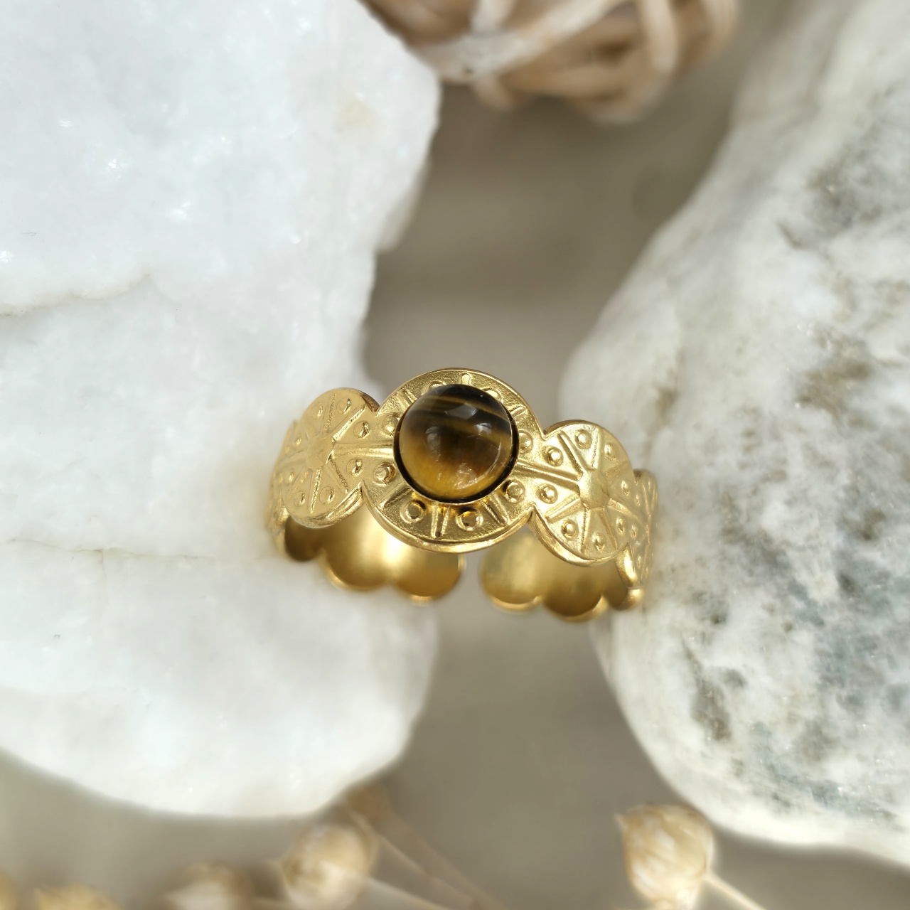 Inel inox Statement -Marime Reglabila- IND1756 - 1 | YEO