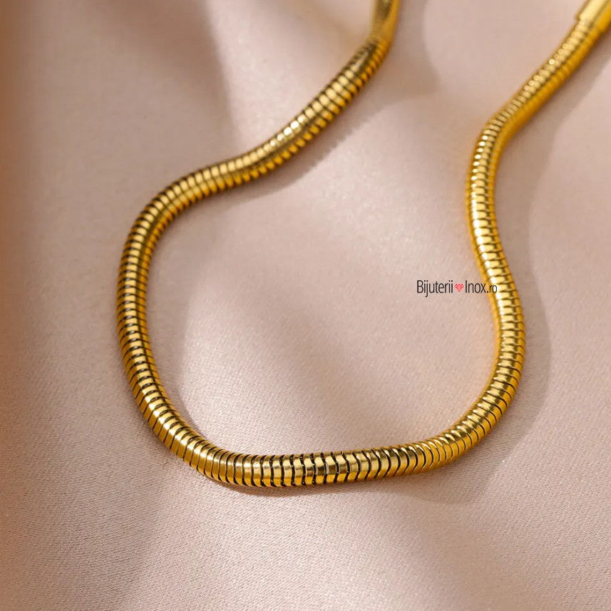 Bratara de picior din inox - Élégance serpentine - BF933 - 3 | YEO