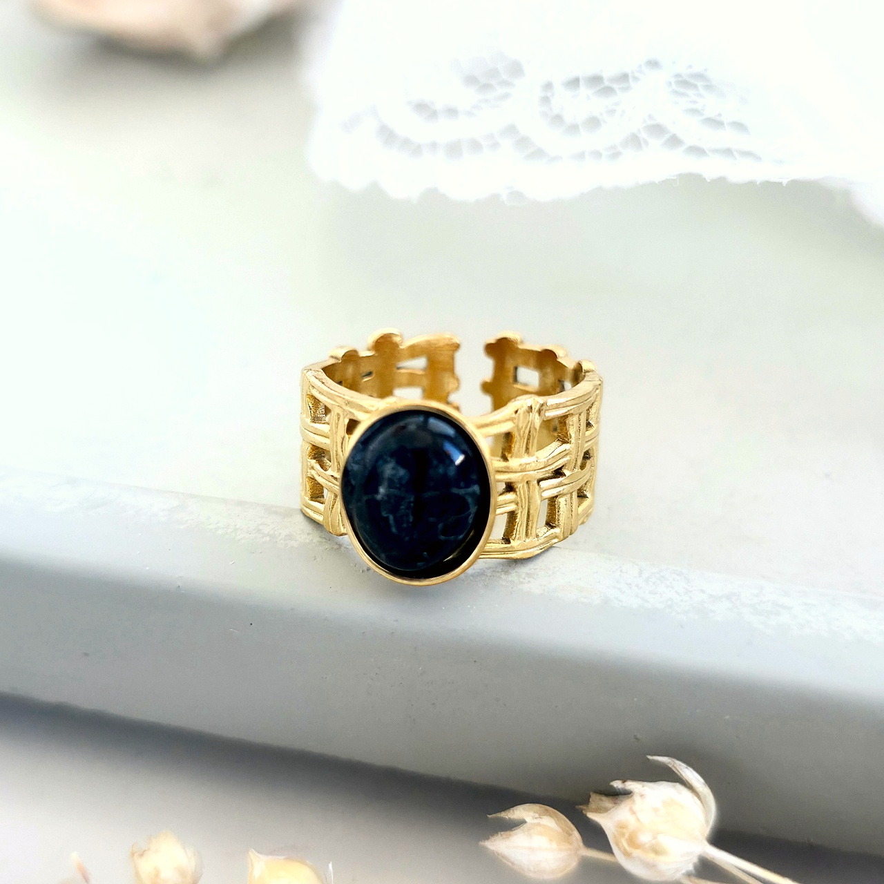 Inel inox Statement -Marime Reglabila- IND1659 - 1 | YEO