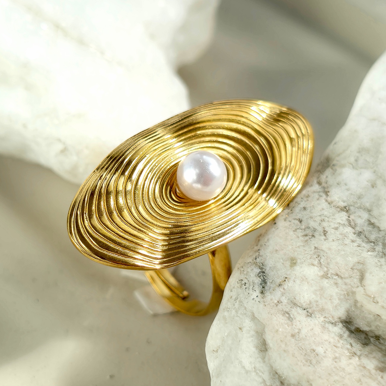 Inel inox Statement -Marime Reglabila- IND1667 - 1 | YEO