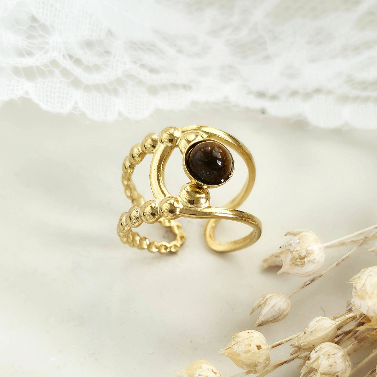 Inel inox Statement -Marime Reglabila- IND1800 - 1 | YEO