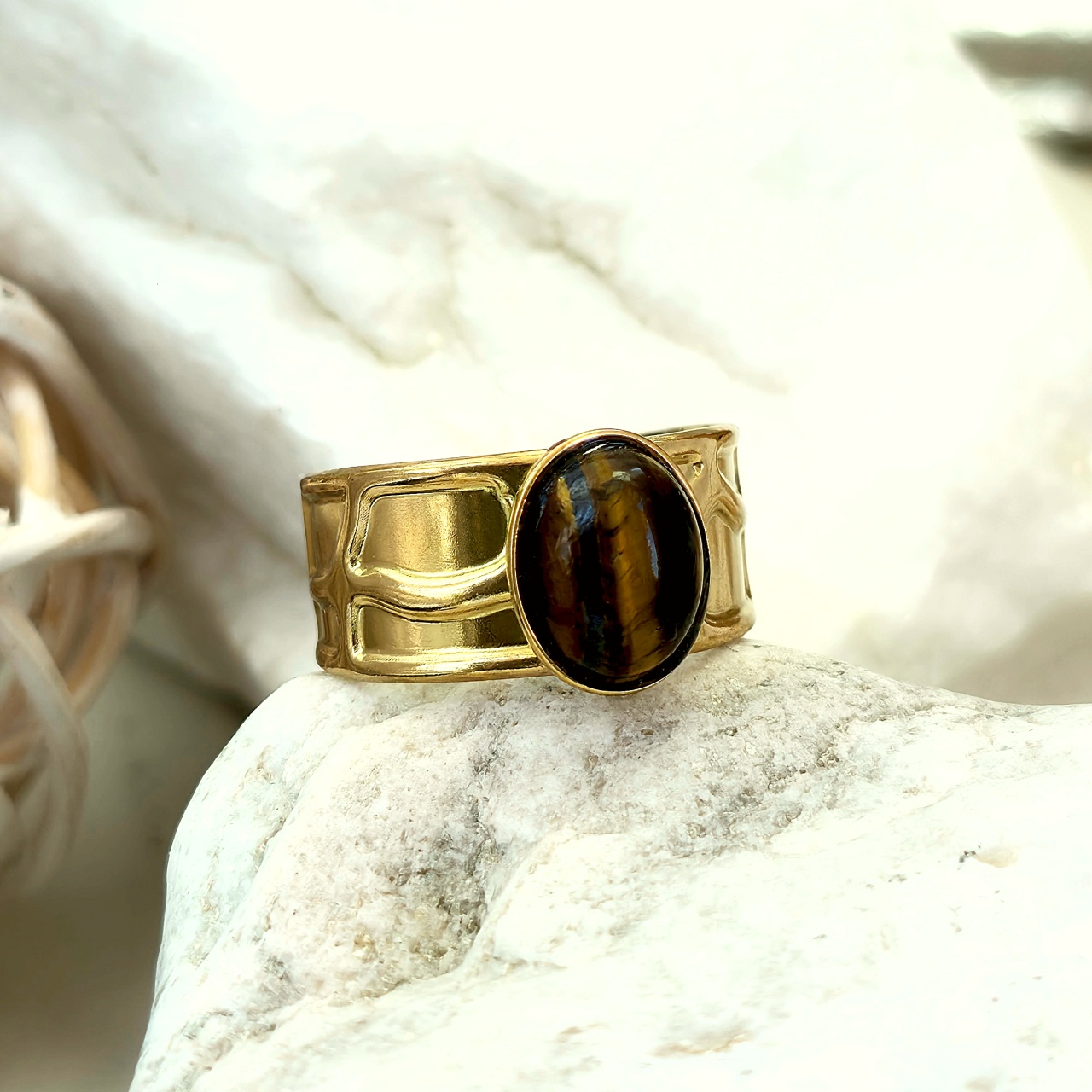Inel inox Statement -Marime Reglabila- IND1735 - 1 | YEO