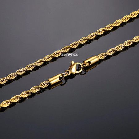 Lantisor Inox Cordage d'Or - LPD1271