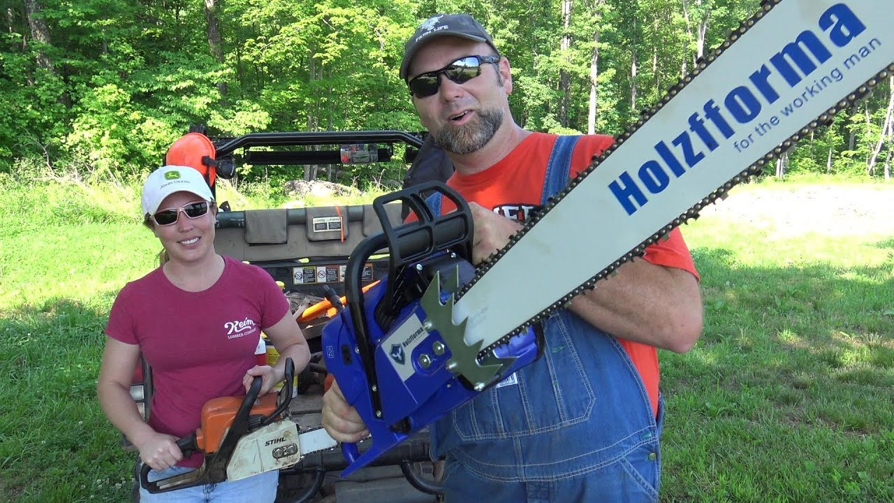 Roco Piese recommends Holzfforma chainsaws, with double advantage: strength and reliability!