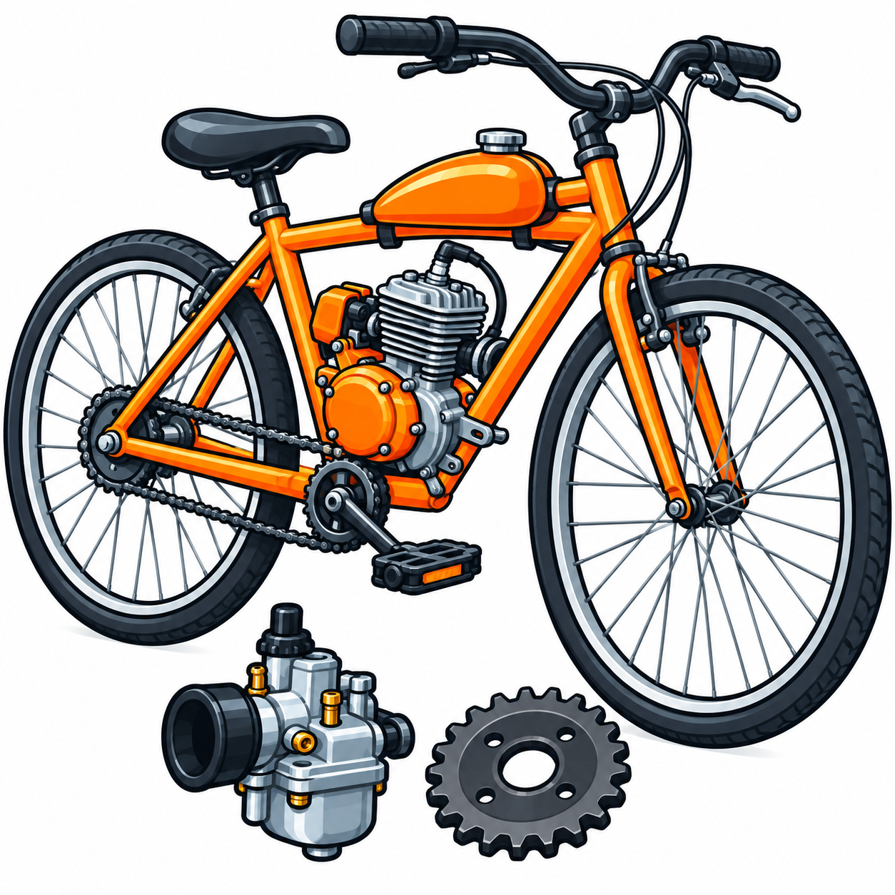 Kits de moteurs de bicyclettes