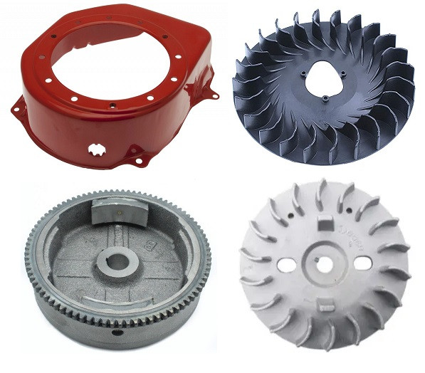 Flywheels and pulleys tiller, cultivator