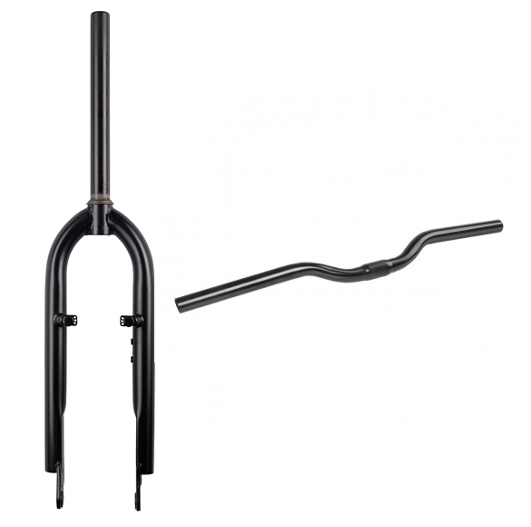 Bicycle fork and handlebars