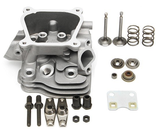 Cylinder head and components for generators