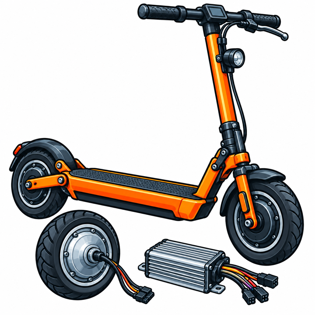 Pièces détachées pour scooters électriques