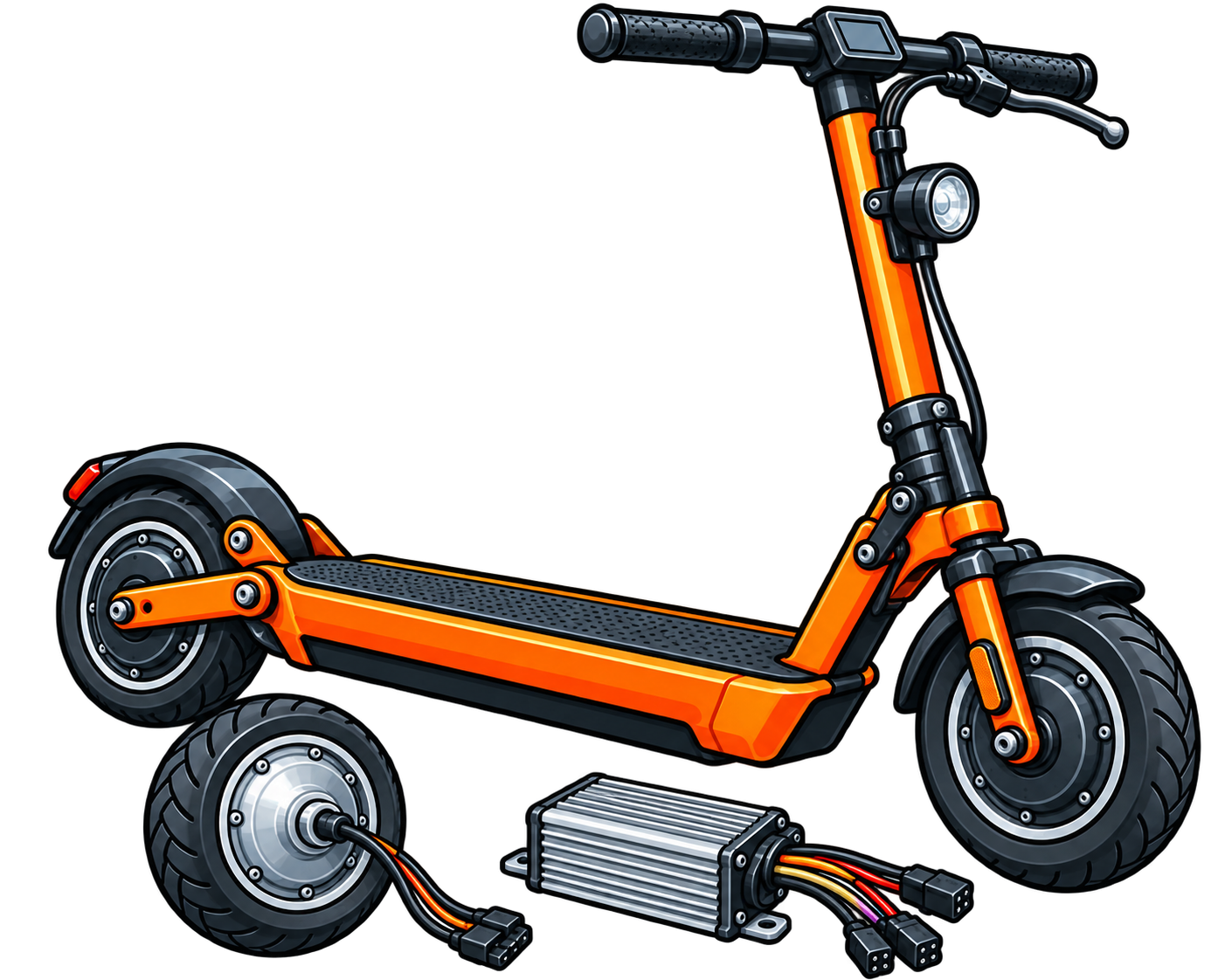 Elektromos roller alkatrészek