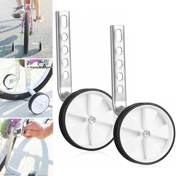 Adjustable plastic bicycle auxiliary wheels model 2