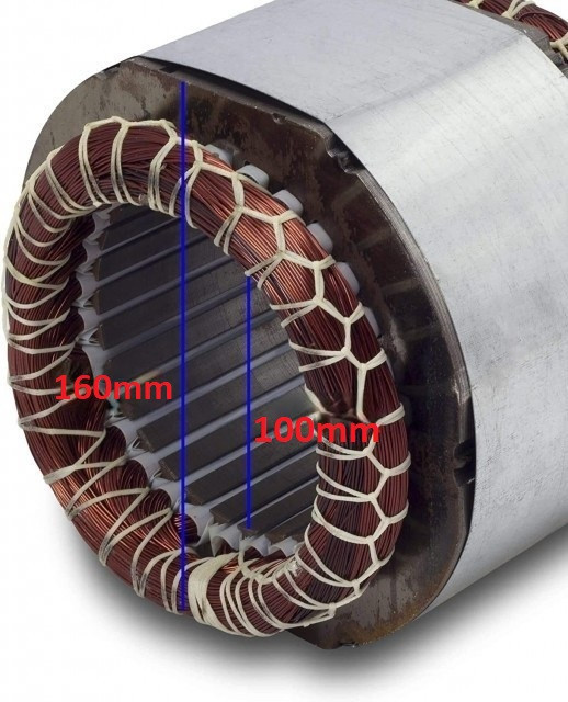 Stator generator 2 5 kw (Gx 160, 168F etc) Copper (Single Phase)