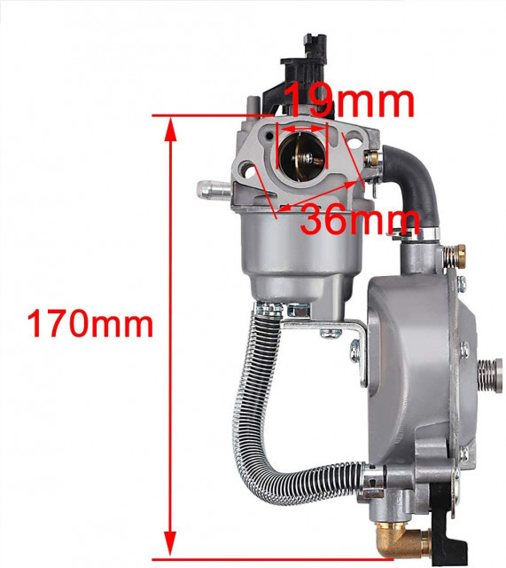 Kit conversie GPL Honda GX 160,GX 200 168F(cu robinet benzina)