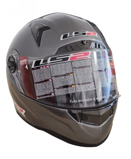 Каска за мотоциклет LS2 FF-385 (Сива Gunmetal) XL