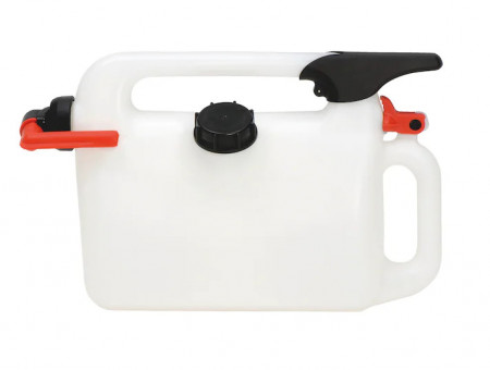 6L canister with flow metering valve