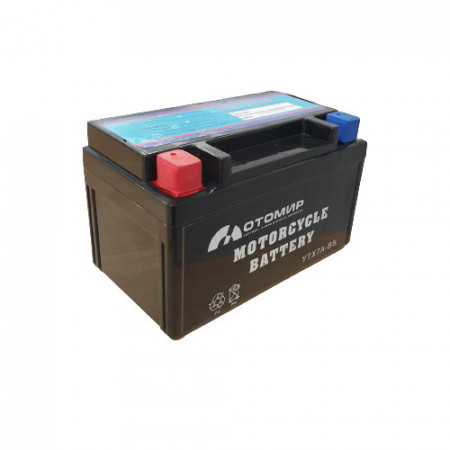 Batteria Gel Scooter, Atv 7ah 12V (nero)