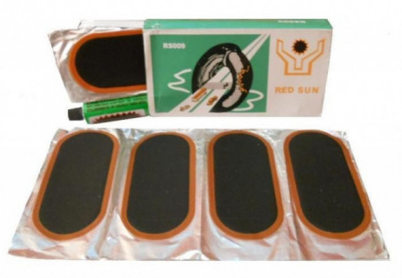 Bicycle inner tire patches (9 pcs)