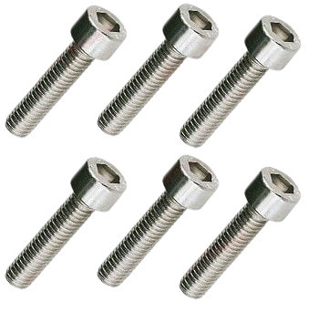 Bulloni da 5 mm x 30 mm (set di 6 pezzi)