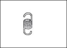 Clutch shoes spring for moped Ciao, Bravo, Si (set 3 pcs) big