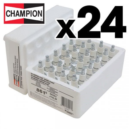Confezione 24 pezzi candele per motosega Champion J19LM
