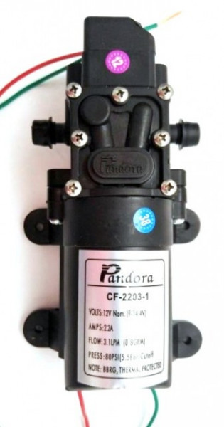 Pompa de presiune pentru pompa de stropit cu acumulator (prindere colier)