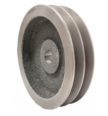 Puleggia motore elettrico 24 mm x 148 mm (doppia)