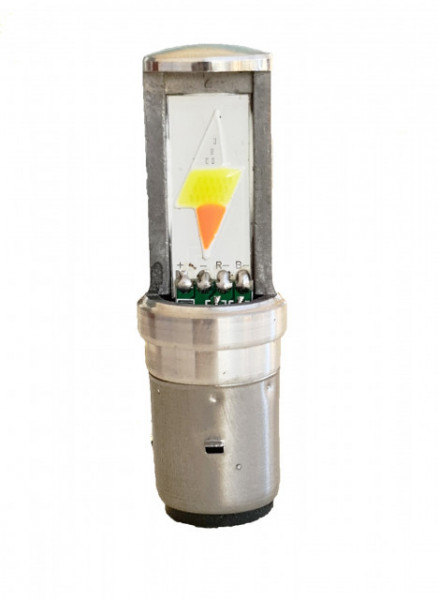 Scooter, Atv, moto 2 fase faro (COB led-RGB)