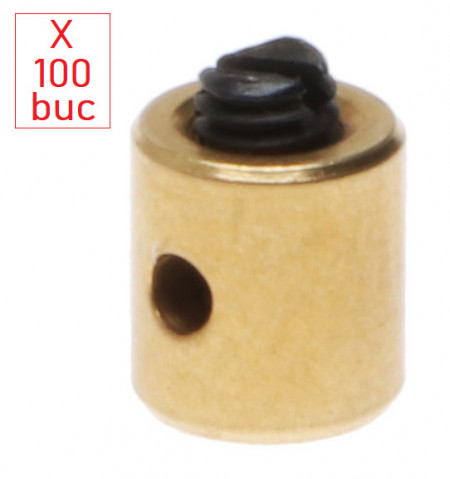 Set 100 buc capat cablu acceleratie / frana (5 x 6mm)
