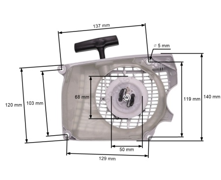Starter for chainsaw Stihl MS 362 MS 362C