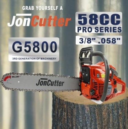 Моторен трион JonCutter® G5800 58cc (без острие и верига)