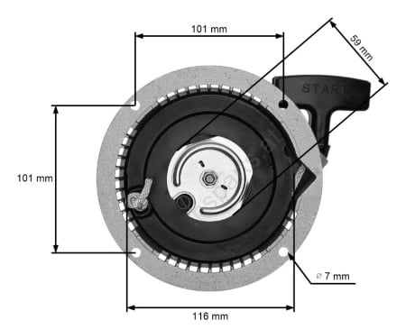 Стартер за Wacker WM80, WM100, BS
