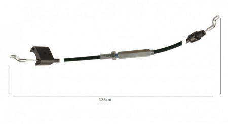 Стоп кабел за мотокултиватор / косачка за градина (с обтегач)