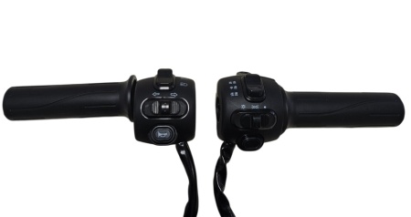 Aceleración + controles de luces de un scooter eléctrico