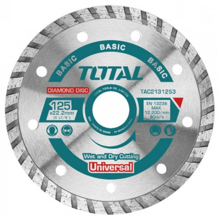 Disco diamantato per calcestruzzo 125 mm Turbo